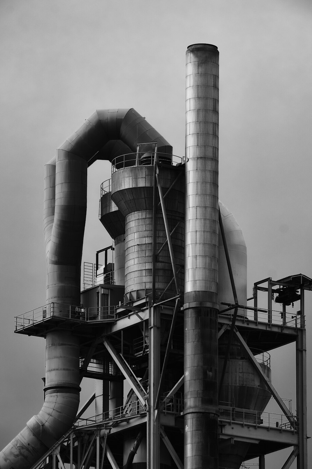 modern industrial facility